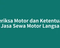 Periksa Motor dan Ketentuan Jasa Sewa Motor Langsa
