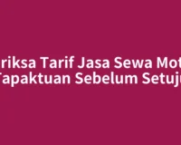Periksa Tarif Jasa Sewa Motor Tapaktuan Sebelum Setuju