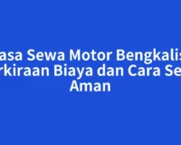 Jasa Sewa Motor Bengkalis: Perkiraan Biaya dan Cara Sewa Aman
