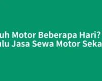 Butuh Motor Beberapa Hari? Cek Dulu Jasa Sewa Motor Sekayu