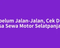 Sebelum Jalan-Jalan, Cek Dulu Jasa Sewa Motor Selatpanjang