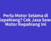 Perlu Motor Selama di Kepahiang? Cek Jasa Sewa Motor Kepahiang Ini